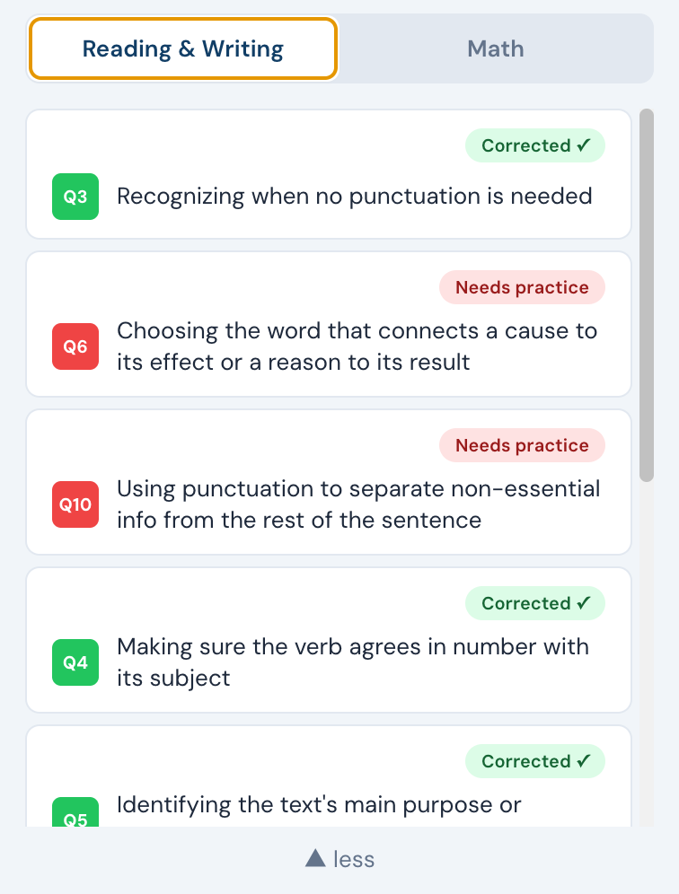 JustLockedIn SAT prep platform mobile screenshot