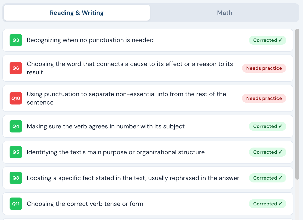 JustLockedIn SAT prep platform screenshot